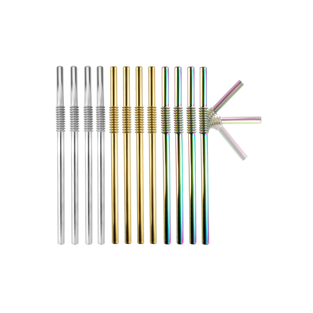 
                  
                    Turtleneck® Bundle "Colorful Basics" - HalmBrüder - Turtleneck Straw, biegsame Edelstahl Strohhalme
                  
                