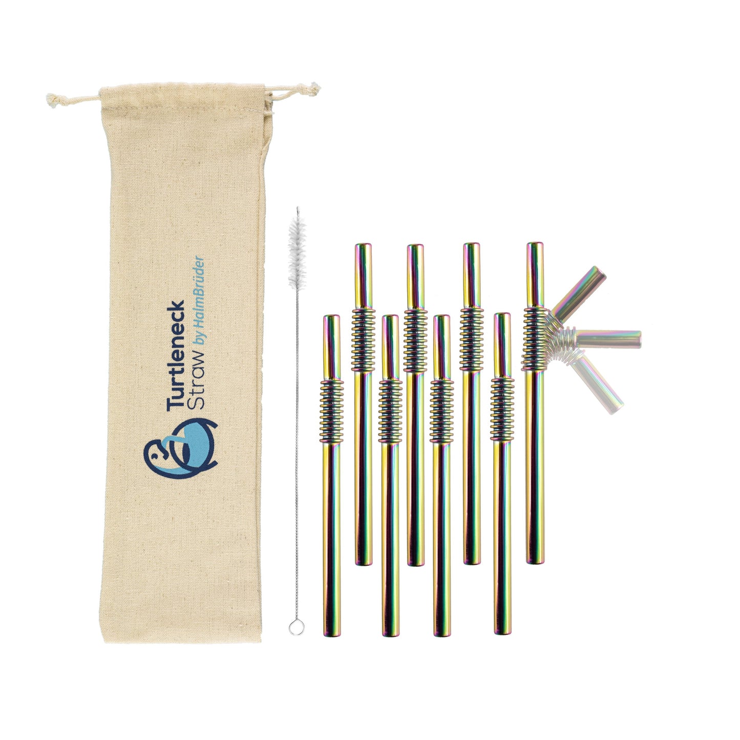 
                  
                    Biegsamer Trinkhalm aus Edelstahl - Turtleneck® Straw, Kurz 15 cm - HalmBrüder - Turtleneck Straw, biegsame Edelstahl Strohhalme
                  
                